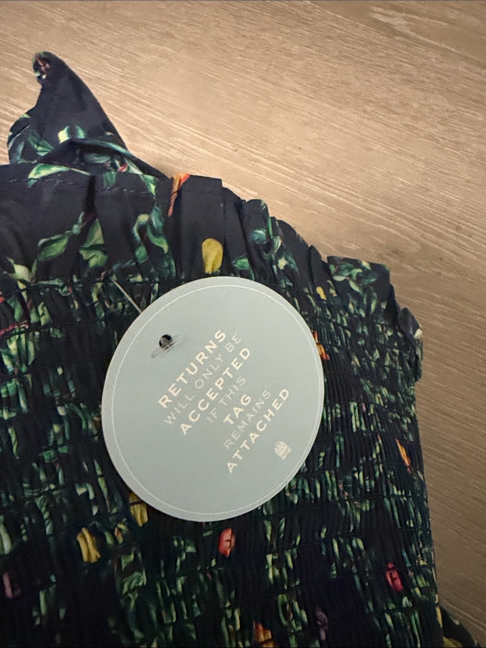 Hill House Home Ellie nap dress midnight garden poplin XS - Picture 4 of 5